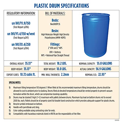 Augason Farms Water Filtration and Storage Kit, 55 Gallon