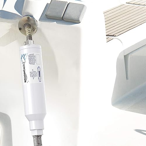 Amazon Basics White Inline Water Filter, Pack of 2