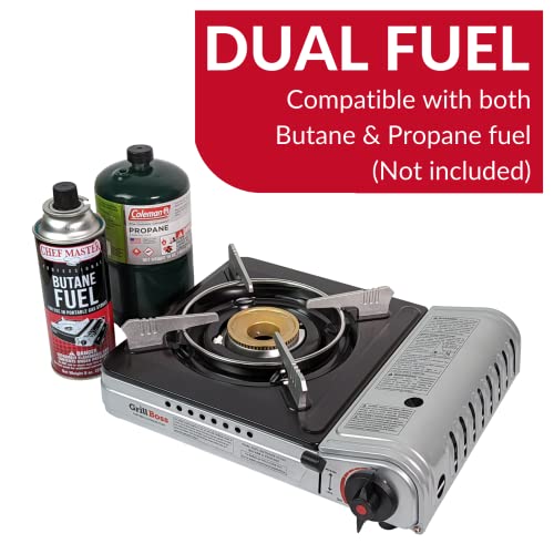 Portable Dual Fuel Camping Stove | 12k BTU