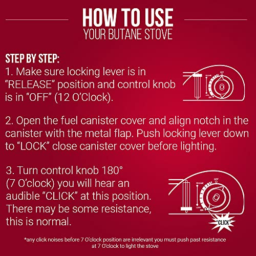 Portable Dual Fuel Camping Stove | 12k BTU