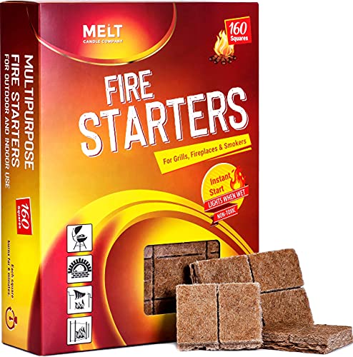 Fire Starter Squares 160 - Water Resistant and Odourless