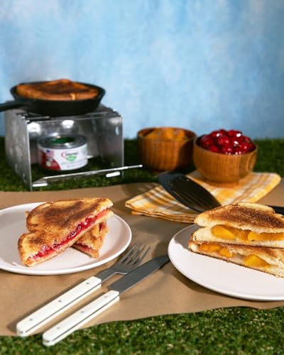 Compact Sterno Folding Stove for Emergency Food Prep