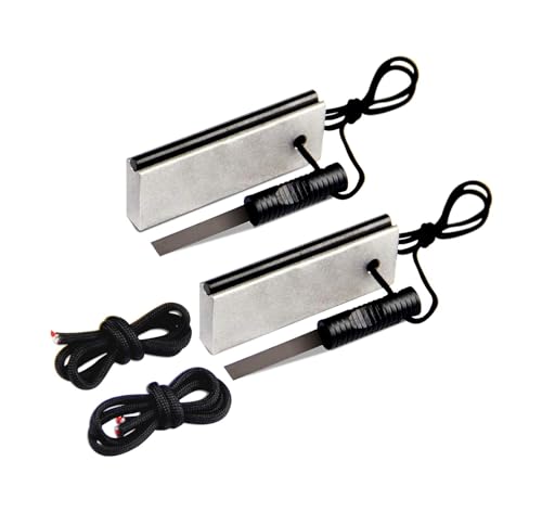 AOFAR Magnesium Fire Starter (2-Pack) - Waterproof Pouch