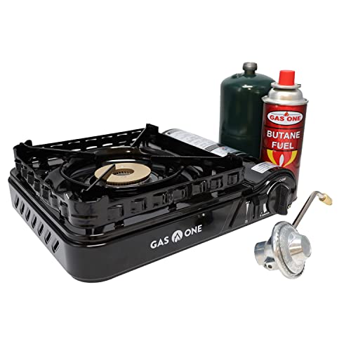 Gas One Dual Fuel Portable Stove - 15,000BTU