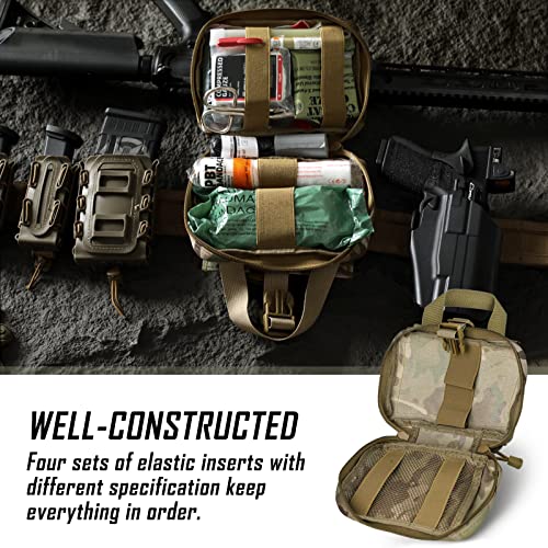 LIVANS Tactical EMT Rip Away Molle Medical Pouch