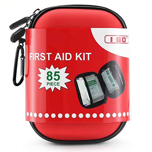 85 Piece Mini Compact First Aid Kit for Camping