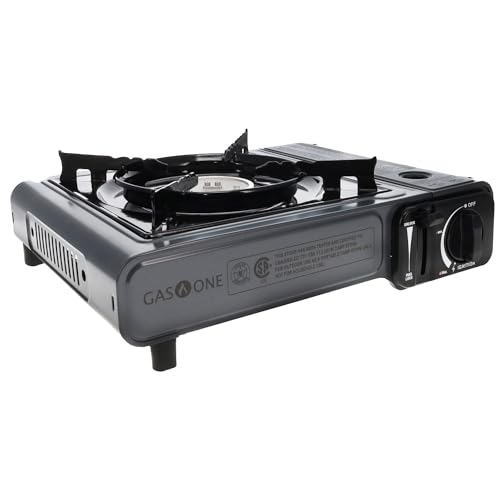 Gas One Butane Camping Stove: Auto Ignition, Precise Heat Control