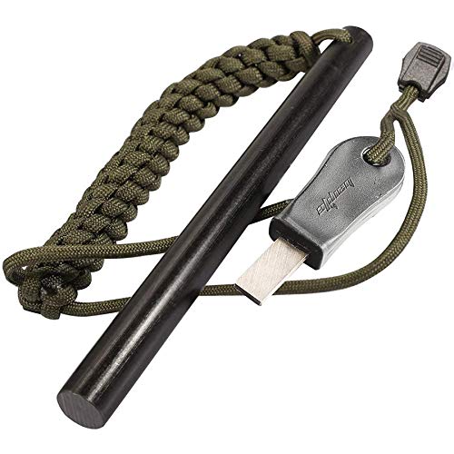 Bayite Survival Drilled Flint Steel Fire Starter Kit