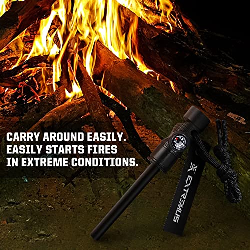 Extremus 6-in-1 Fire Starter Kit for Camping