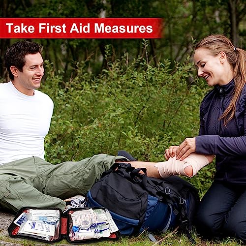 300PC Red Travel First Aid Kit - Essential for Camping & Hiking