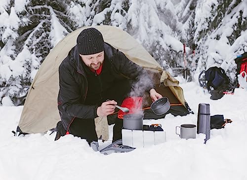 Aluminum Stove Windscreen with Drawstring Bag for Camping