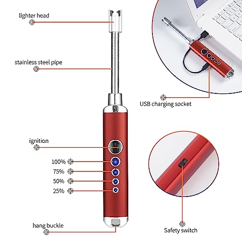 GASPOWOR Portable Backpacking Propane Stove with USB Lighter