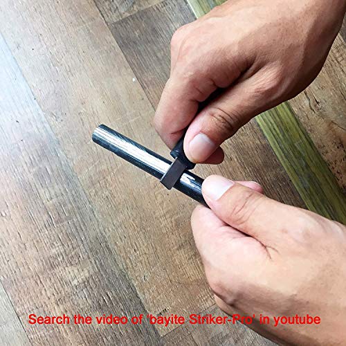 bayite 4" Survival Ferro Rod Fire Starter Kit