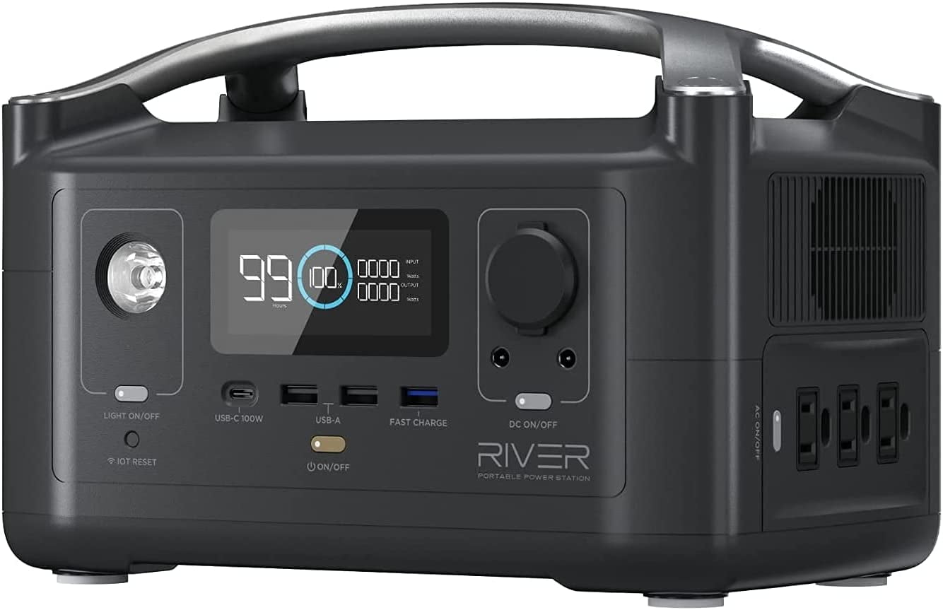 EF ECOFLOW RIVER Portable Power Station for Camping