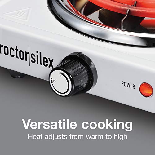 Proctor Silex Single Burner Stove, Adjustable Temperature
