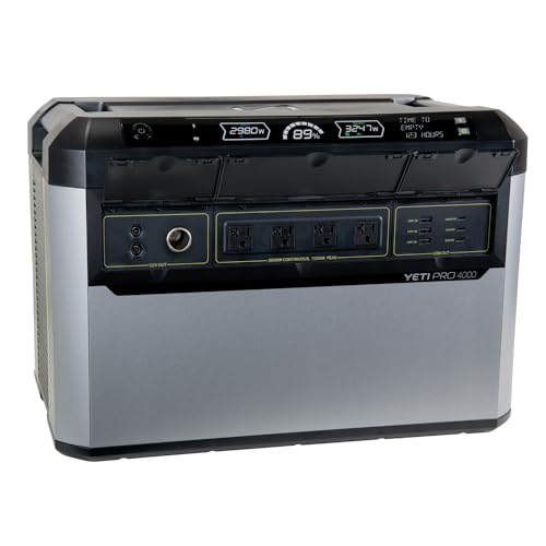 Goal Zero Yeti PRO 4000 Power Station Bundle