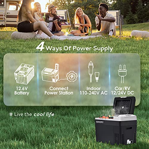 Portable 32QT Electric Compressor Cooler for Camping & Travel