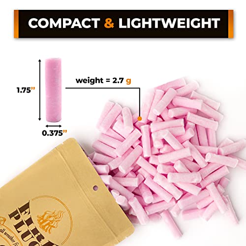 30 Pack USA-Made Waterproof Fire Starters for Camping