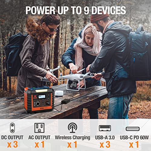EBL 300 Portable Power Station for Camping Outdoors