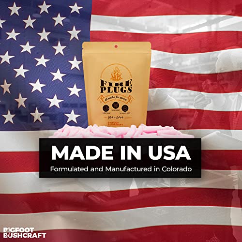 30 Pack USA-Made Waterproof Fire Starters for Camping