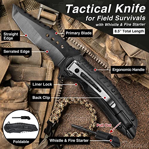 Emergency Survival First Aid Kit with Tourniquet & More