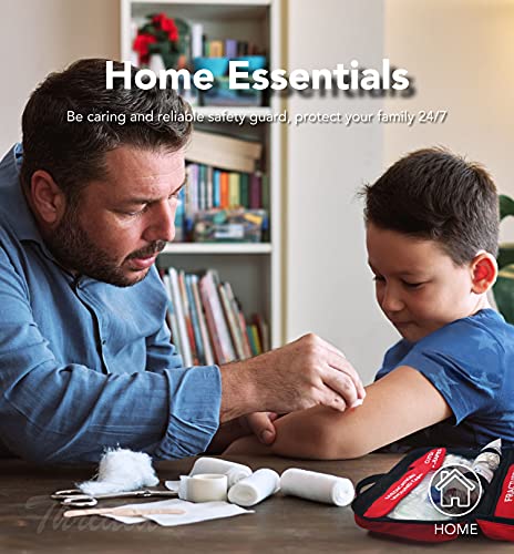 330 Piece Premium Waterproof First Aid Kit for Camping