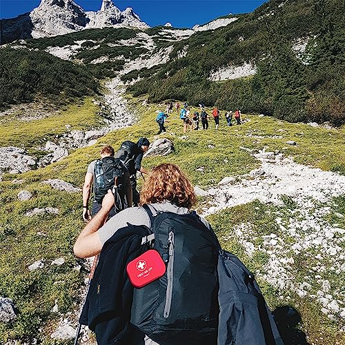 Portable 120 Piece First Aid Kit for Camping