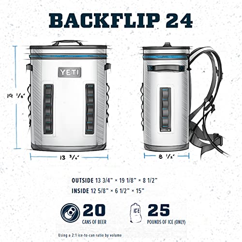 YETI Hopper Backflip 24 Cooler/Backpack - Charcoal Color