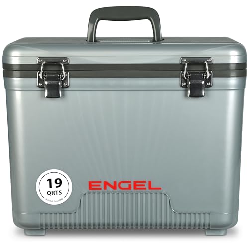 Engel UC19 Leak-Proof Drybox Cooler in Silver Color