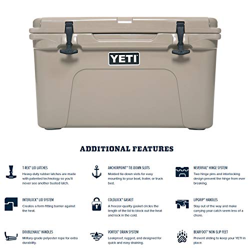 YETI Tundra 45 Cooler in Desert Tan