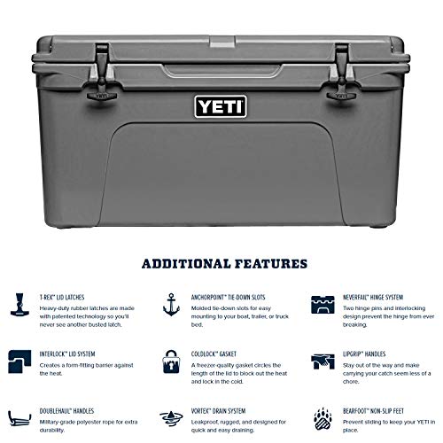 YETI Tundra 65 Charcoal Cooler for Camping