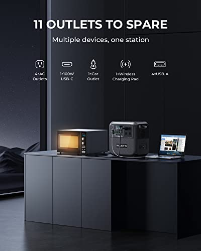 BLUETTI AC180 Portable Power Station with Solar Generator