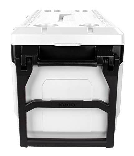 IGLOO Marine 90 Qt Roller Cool Box, White