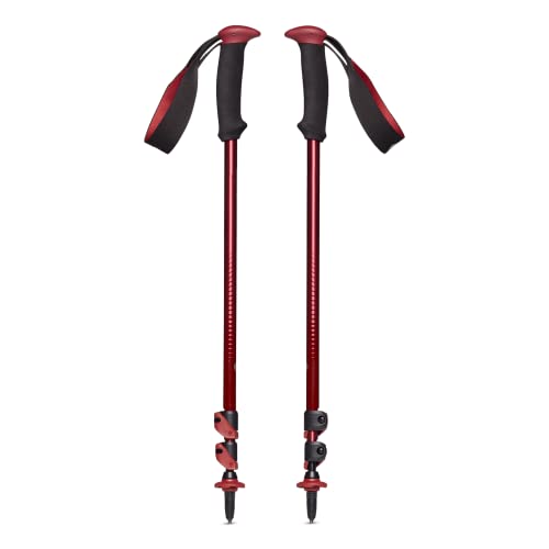 Black Diamond Trail Back Trekking Poles - Dark Crimson