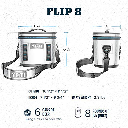 YETI Hopper Flip 8: Portable Charcoal Camping Cooler