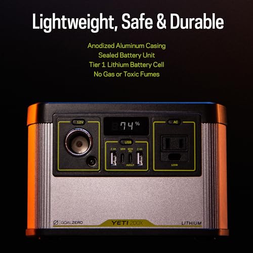 Goal Zero Yeti 200X: Portable Solar Power Station