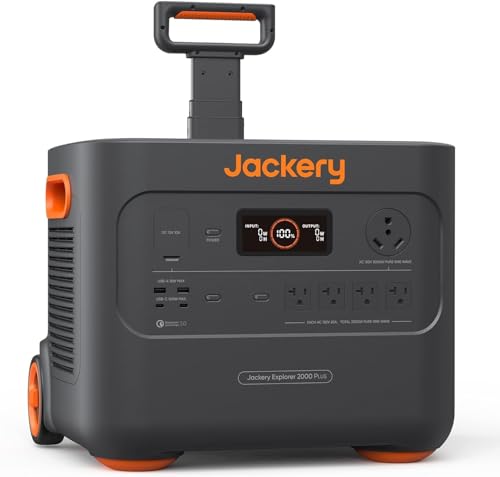 Jackery Explorer 2000 Plus: Portable Solar Generator for Camping