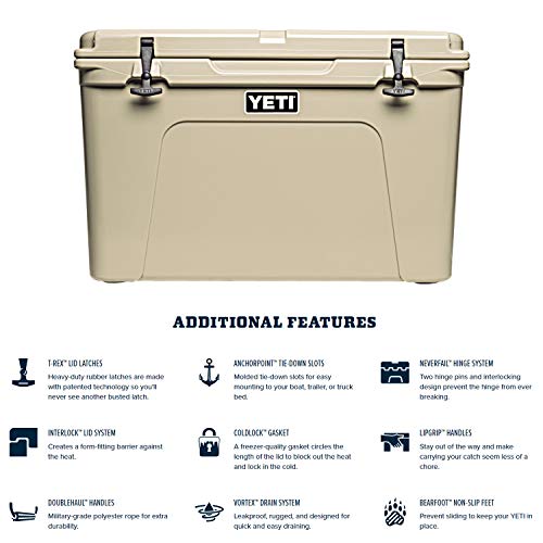 YETI Tundra 105 Cooler in Desert Tan Color