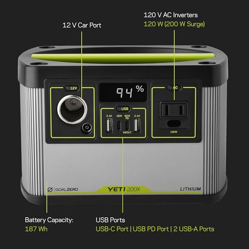 Goal Zero Yeti 200X: Portable Solar Power Station