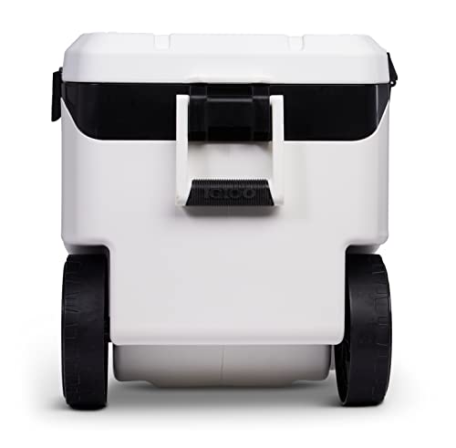 IGLOO Marine 90 Qt Roller Cool Box, White