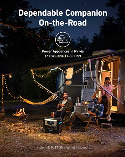 Anker 2400W Solar Generator Power Station for Camping