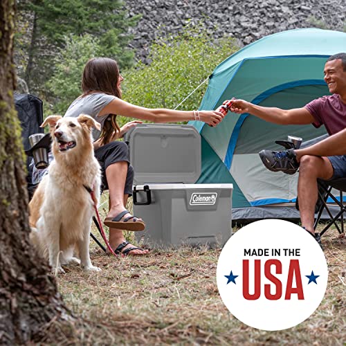 Coleman High Capacity Insulated Portable Cooler - Keeps Ice 5 Days