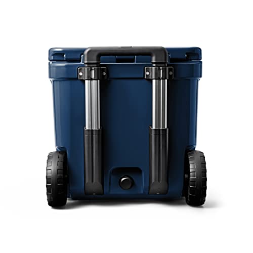 YETI Roadie 48 Wheeled Cooler, Navy, Retractable Handle