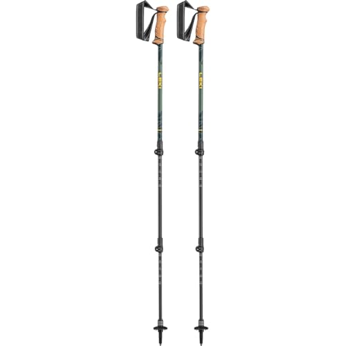 LEKI Legacy Lite AS Adjustable Trekking Poles - Orange-Green