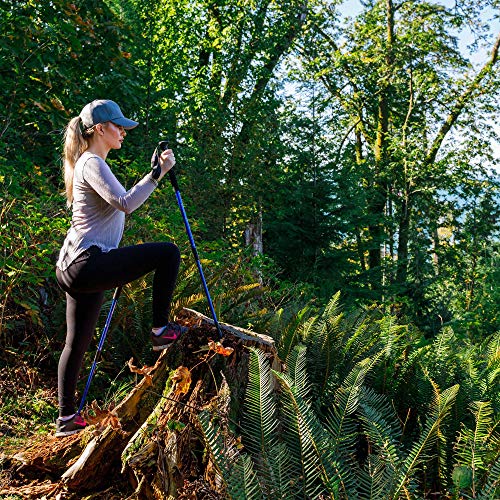 BAFX Products - Anti Shock Trail Poles - Blue