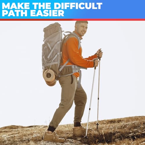 6 Pcs Rubber Hiking Pole Tips for Walking