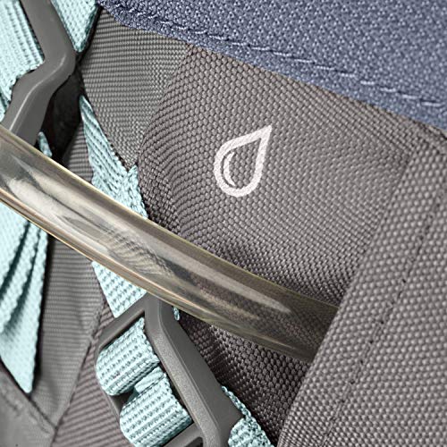 High Sierra 70L Internal Frame Hiking Backpack, Grey Blue/Mercury/Blue Haze