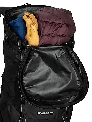 Osprey Skarab 22L Men's Hiking Backpack, Black, Hydraulics
