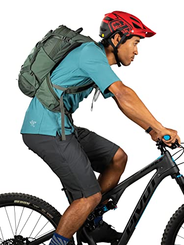 Osprey Raptor 14L Men's Biking Backpack, Cedar Green
