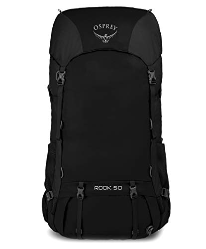 Osprey Rook 50 Men's Ventilated Trekking Backpack - Black